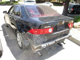 2004 ACURA TSX, 2.4L 5SPEED, COLOR BLACK, STK A15232